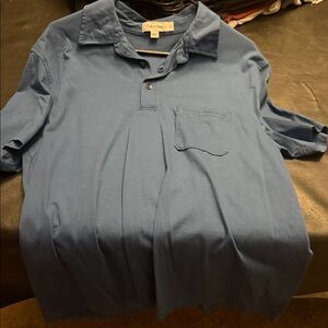 Calvin Klein Men's Deep Blue Polo Shirt